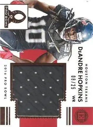 2016 Panini Encased - Pro Bowl Jumbo Materials #7 - DeAndre Hopkins - Houston Texans