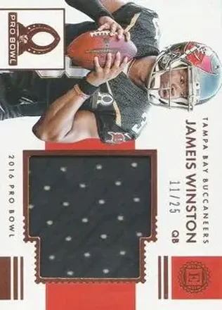 2016 Panini Encased - Pro Bowl Jumbo Materials #18 - Jameis Winston - Tampa Bay Buccaneers