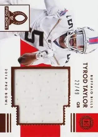 2016 Panini Encased - Pro Bowl Jumbo Materials #23 - Tyrod Taylor - Buffalo Bills