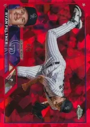 2023 Topps Chrome Update Sapphire Edition - Red #USCS84 - Ryan Feltner - Colorado Rockies