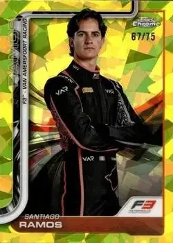 2025 Topps Chrome Sapphire Edition Formula 1 feature card