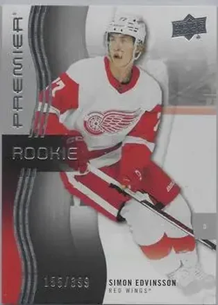 2023-24 Upper Deck Premier #123 - Simon Edvinsson - Detroit Red Wings