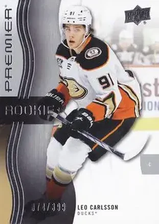 2023-24 Upper Deck Premier #150 - Leo Carlsson - Anaheim Ducks