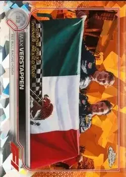 2022 Topps Chrome Sapphire Edition Formula 1 feature card