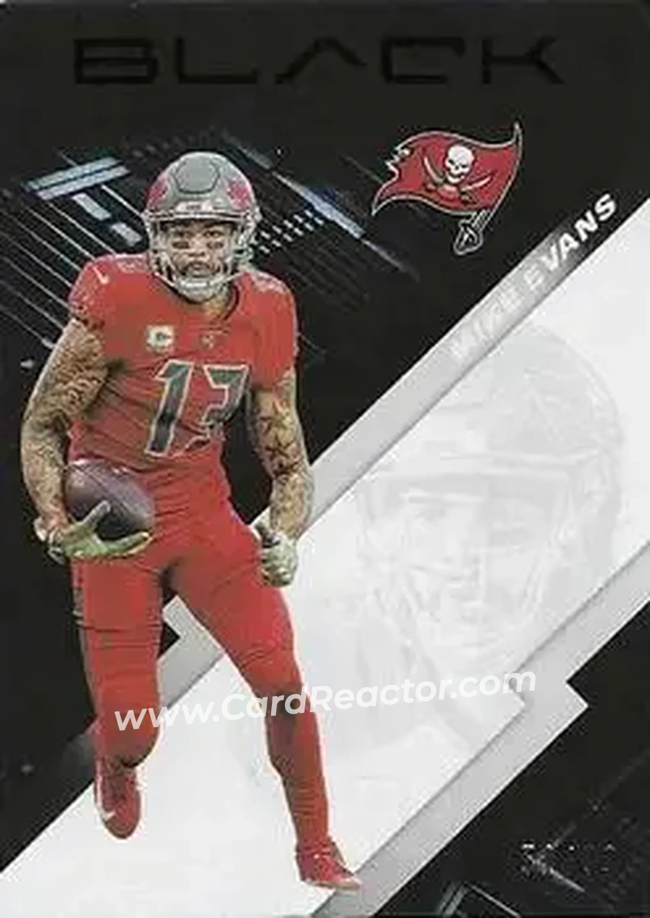 2020 Panini Black - Silver #89 - Mike Evans - Tampa Bay Buccaneers - Front