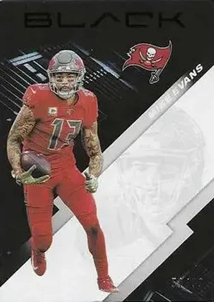 2020 Panini Black - Silver #89 - Mike Evans - Tampa Bay Buccaneers