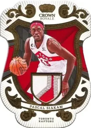 2023-24 Panini Crown Royale - Coat of Arms Prime #COA-SIA - Pascal Siakam - Toronto Raptors