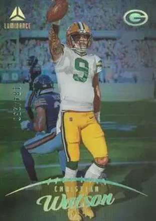 2023 Panini Luminance - Gold #17 - Christian Watson - Green Bay Packers