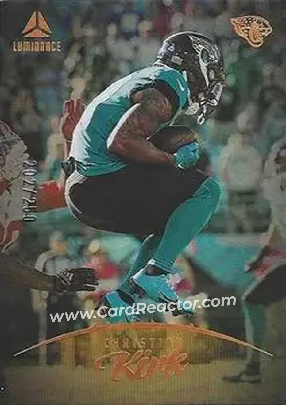 2023 Panini Luminance - Gold #26 - Christian Kirk - Jacksonville Jaguars - Front