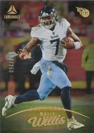 2023 Panini Luminance - Gold #28 - Malik Willis - Tennessee Titans
