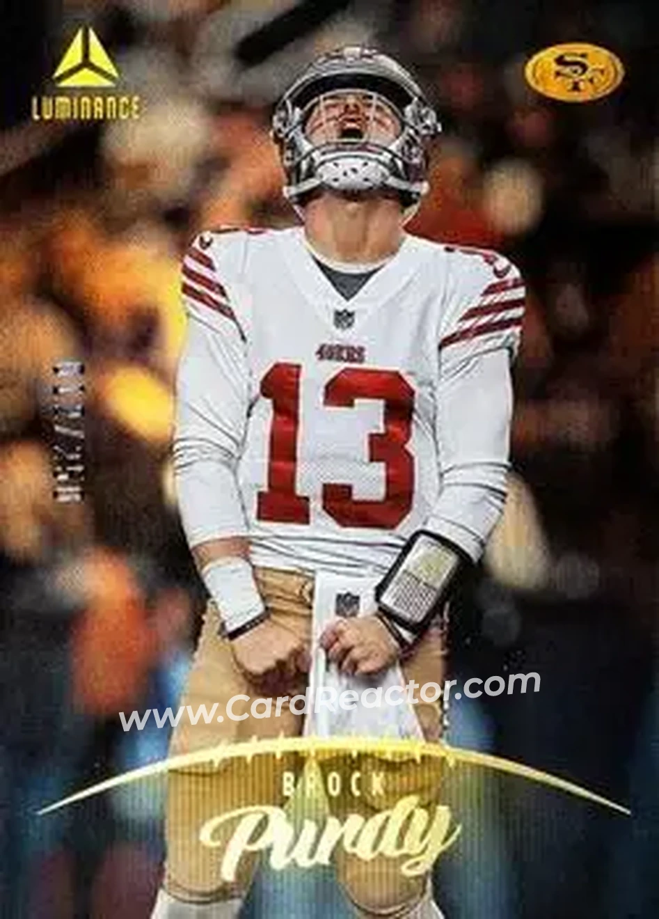 2023 Panini Luminance - Gold #36 - Brock Purdy - San Francisco 49ers - Front