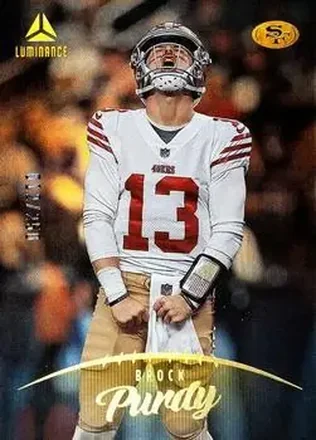 2023 Panini Luminance - Gold #36 - Brock Purdy - San Francisco 49ers