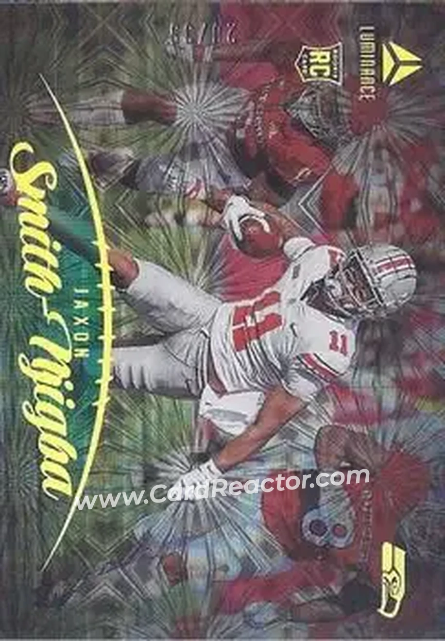 2023 Panini Luminance - Teal #180 - Jaxon Smith-Njigba - Seattle Seahawks - Front
