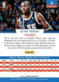 Back of Kevin Durant