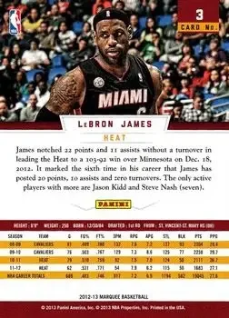 Back of LeBron James