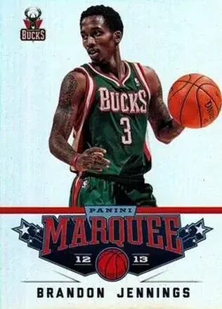 2012-13 Panini Marquee #26 - Brandon Jennings - Milwaukee Bucks