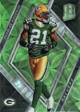 2018 Panini Spectra - Neon Green #80a - Charles Woodson - Green Bay Packers