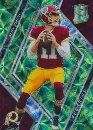 2018 Panini Spectra - Neon Green #92 - Alex Smith - Washington Redskins