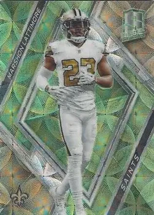 2018 Panini Spectra - Neon Green #97 - Marshon Lattimore - New Orleans Saints