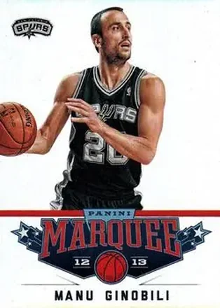 2012-13 Panini Marquee #37 - Manu Ginóbili - San Antonio Spurs