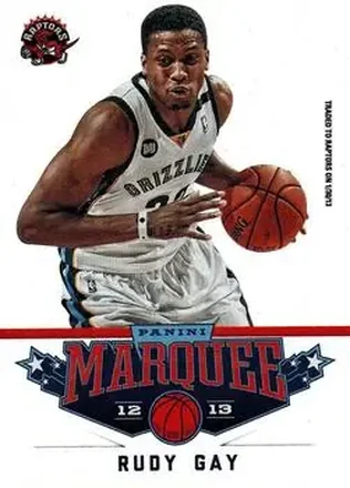 2012-13 Panini Marquee #42 - Rudy Gay - Toronto Raptors 2012-13 Panini Marquee #42 - Rudy Gay - Toronto Raptors