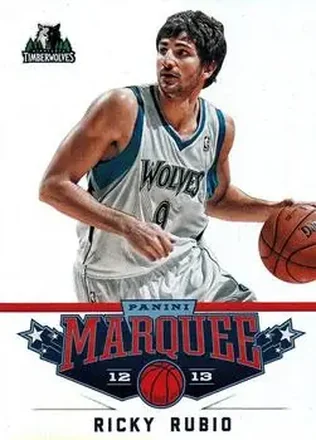 2012-13 Panini Marquee #52 - Ricky Rubio - Minnesota Timberwolves