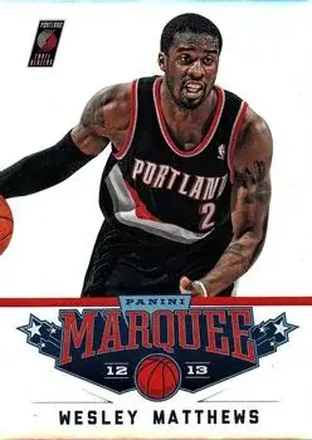 2012-13 Panini Marquee #60 - Wesley Matthews - Portland Trail Blazers 2012-13 Panini Marquee #60 - Wesley Matthews - Portland Trail Blazers