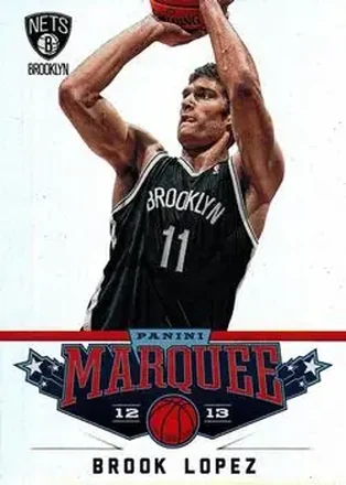 2012-13 Panini Marquee #72 - Brook Lopez - Brooklyn Nets