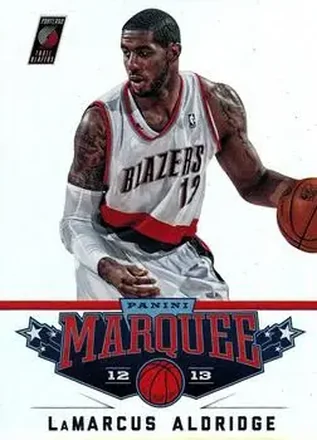 2012-13 Panini Marquee #87 - LaMarcus Aldridge - Portland Trail Blazers 2012-13 Panini Marquee #87 - LaMarcus Aldridge - Portland Trail Blazers