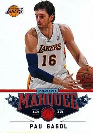 2012-13 Panini Marquee #91 - Pau Gasol - Los Angeles Lakers 2012-13 Panini Marquee #91 - Pau Gasol - Los Angeles Lakers