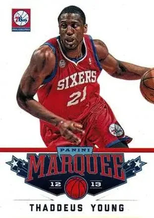2012-13 Panini Marquee #100 - Thaddeus Young - Philadelphia 76ers 2012-13 Panini Marquee #100 - Thaddeus Young - Philadelphia 76ers