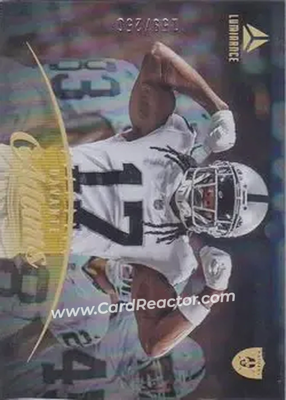 2023 Panini Luminance - Gold #91 - Davante Adams - Las Vegas Raiders - Front