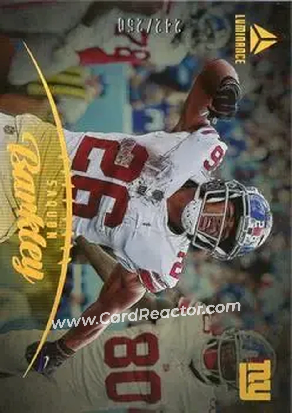 2023 Panini Luminance - Gold #94 - Saquon Barkley - New York Giants - Front
