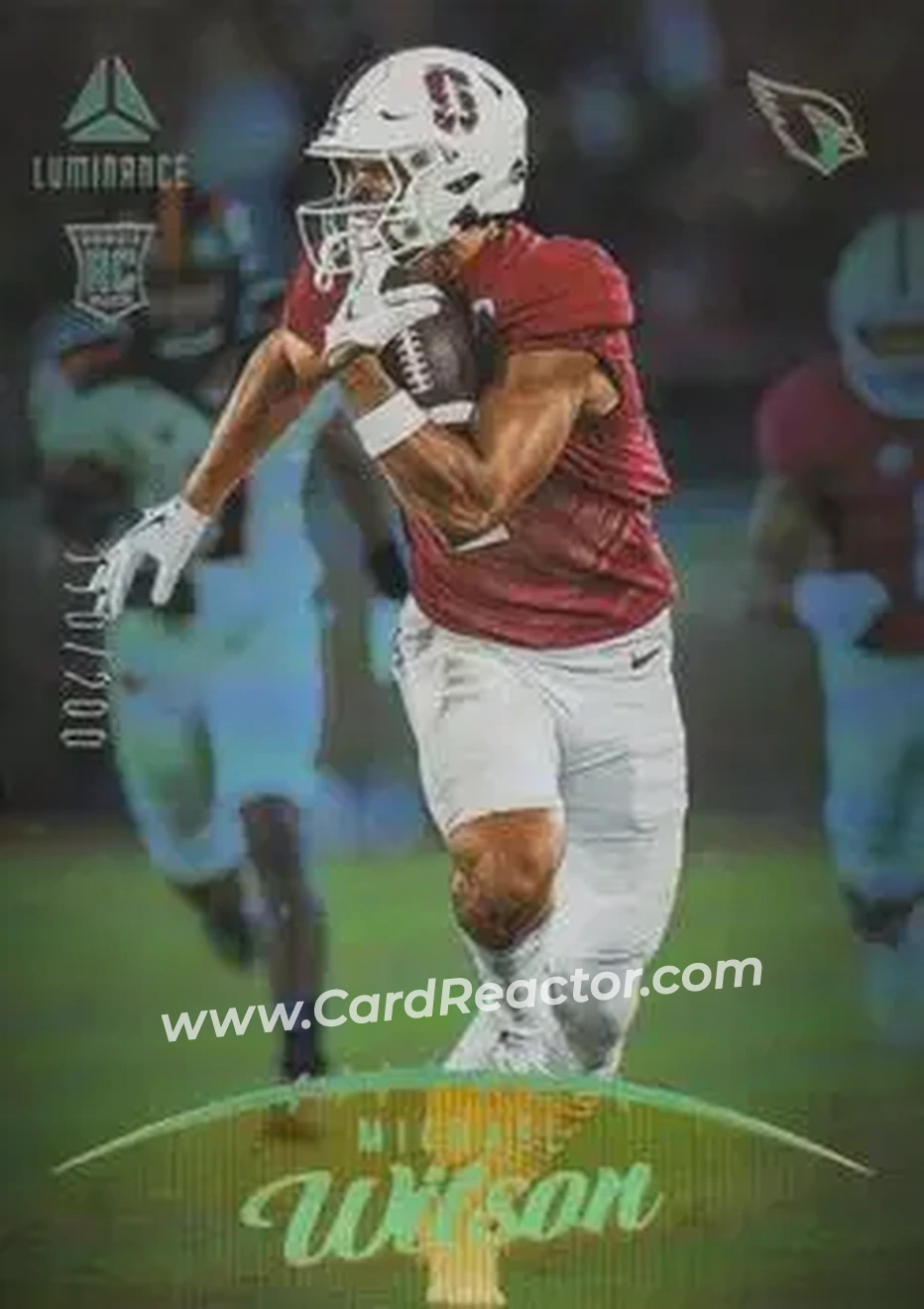 2023 Panini Luminance - Gold #132 - Michael Wilson - Arizona Cardinals - Front 2023 Panini Luminance - Gold #132 - Michael Wilson - Arizona Cardinals - Front