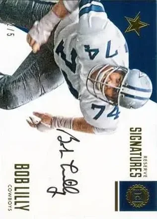 2016 Panini Encased #RS-BLY Reserve Signatures Gold Bob Lilly
