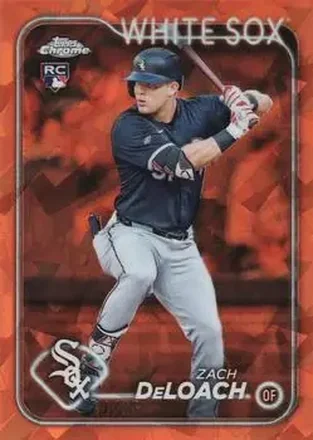 2024 Topps Chrome Update Sapphire Edition - Orange Sapphire #USCS320 - Zach DeLoach - Chicago White Sox