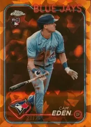 2024 Topps Chrome Update Sapphire Edition - Orange Sapphire #USCS349 - Cam Eden - Toronto Blue Jays
