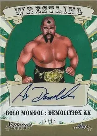 2016 Leaf Signature Series - Green #12 - Ax