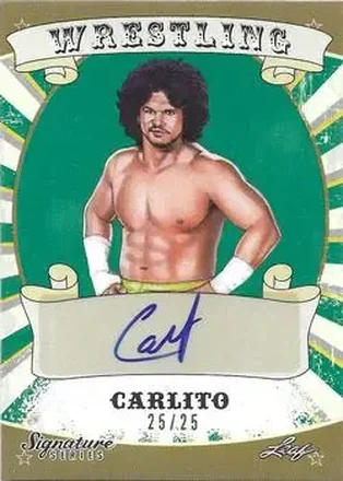 2016 Leaf Signature Series - Green #15 - Carlito