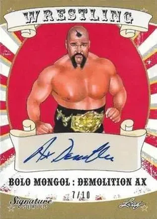 2016 Leaf Signature Series - Red #12 - Ax