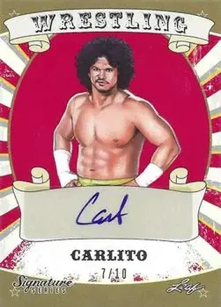 2016 Leaf Signature Series - Red #15 - Carlito
