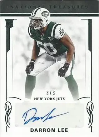 2016 Panini National Treasures - Emerald #180 - Darron Lee - New York Jets