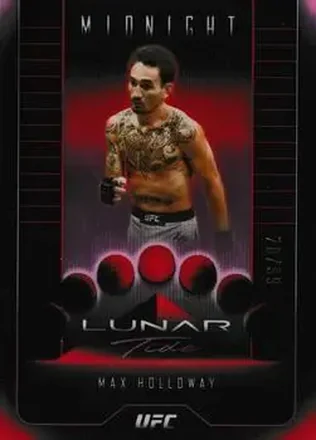 2024 Topps Midnight UFC - Lunar Tide Twilight #LT-11 - Max Holloway