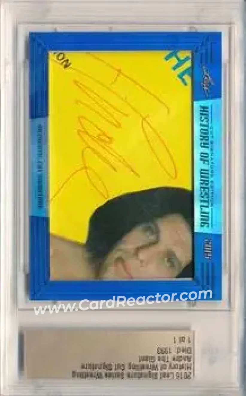 2016 Leaf Signature Series - Cut Signatures #NNO - Andre the Giant - Front