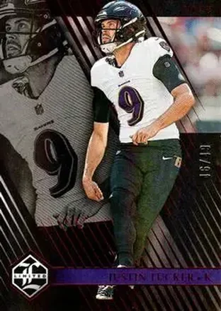 2023 Panini Limited - Ruby Spotlight #8 - Justin Tucker - Baltimore Ravens