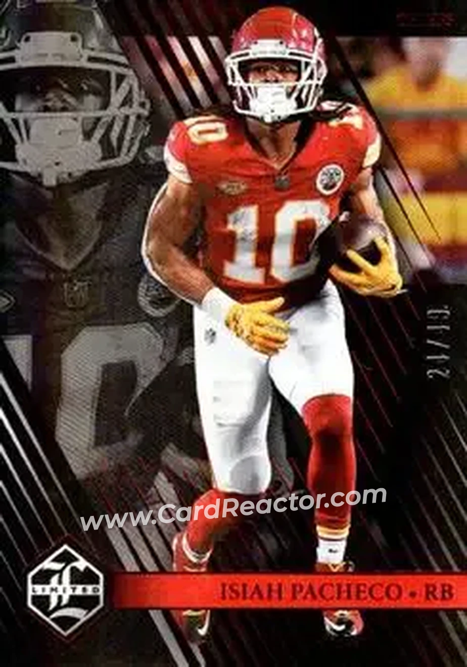 2023 Panini Limited - Ruby Spotlight #51 - Isiah Pacheco - Kansas City Chiefs - Front