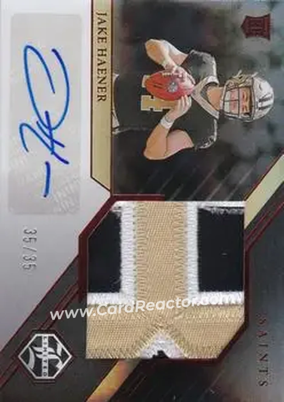 2023 Panini Limited - Ruby Spotlight #155 - Jake Haener - New Orleans Saints - Front