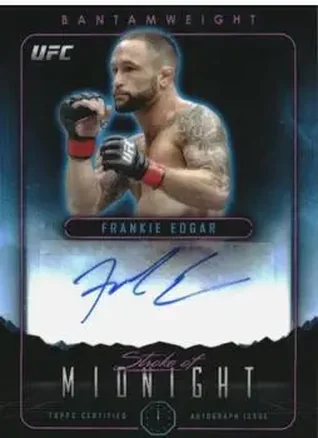 2024 Topps Midnight UFC - Stroke of Midnight Autographs #SMA-FER - Frankie Edgar