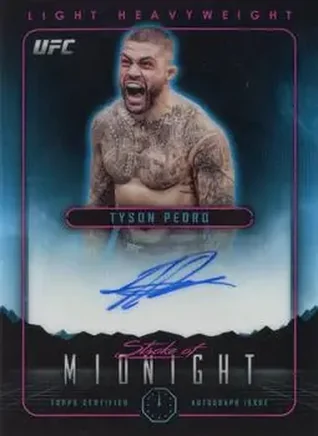 2024 Topps Midnight UFC - Stroke of Midnight Autographs #SMA-TPO - Tyson Pedro