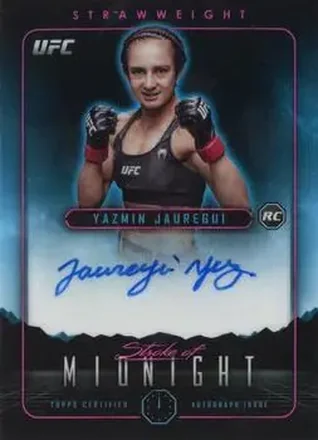 2024 Topps Midnight UFC - Stroke of Midnight Autographs #SMA-YJI - Yazmin Jauregui